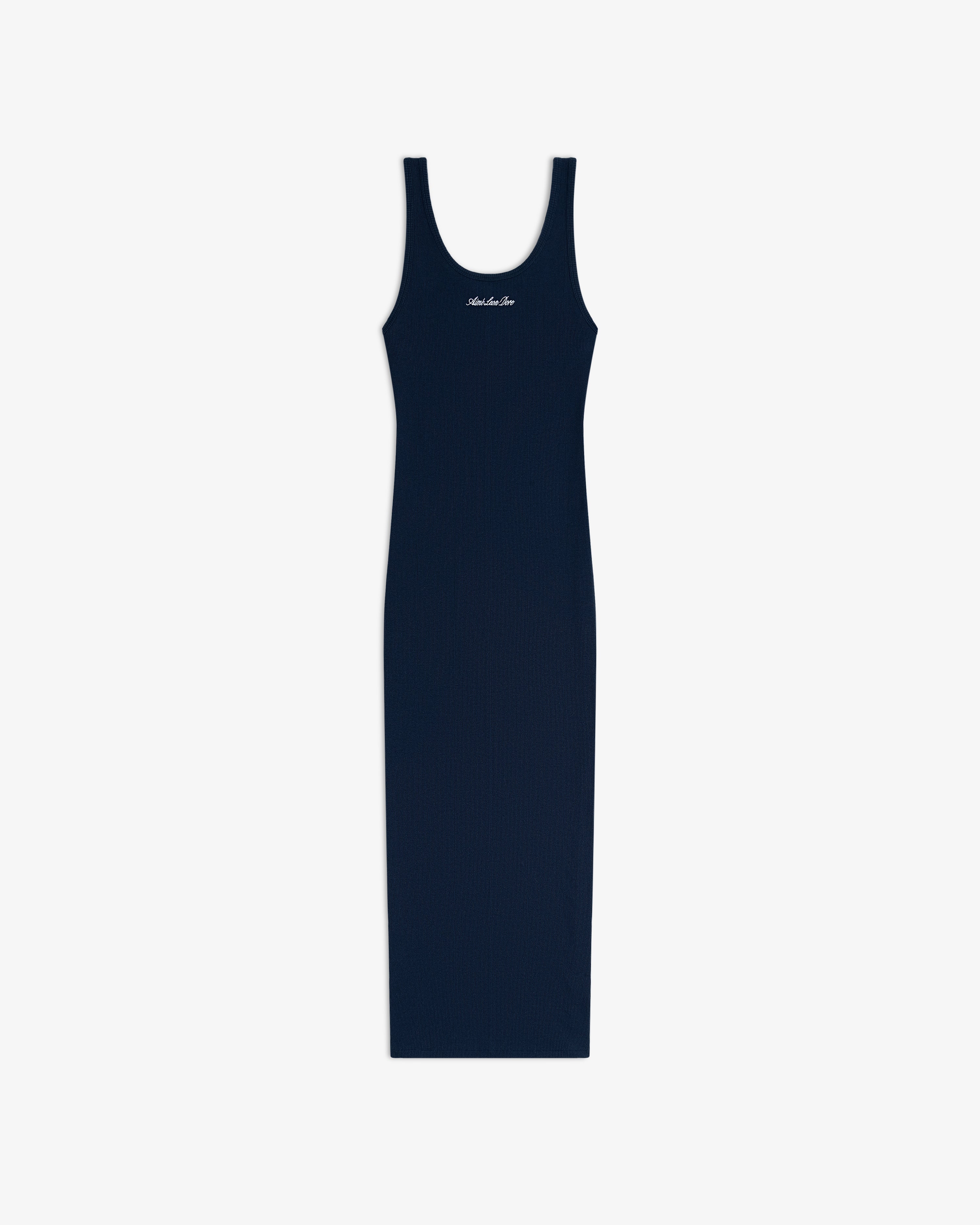 Embroidered Logo Tank Dress