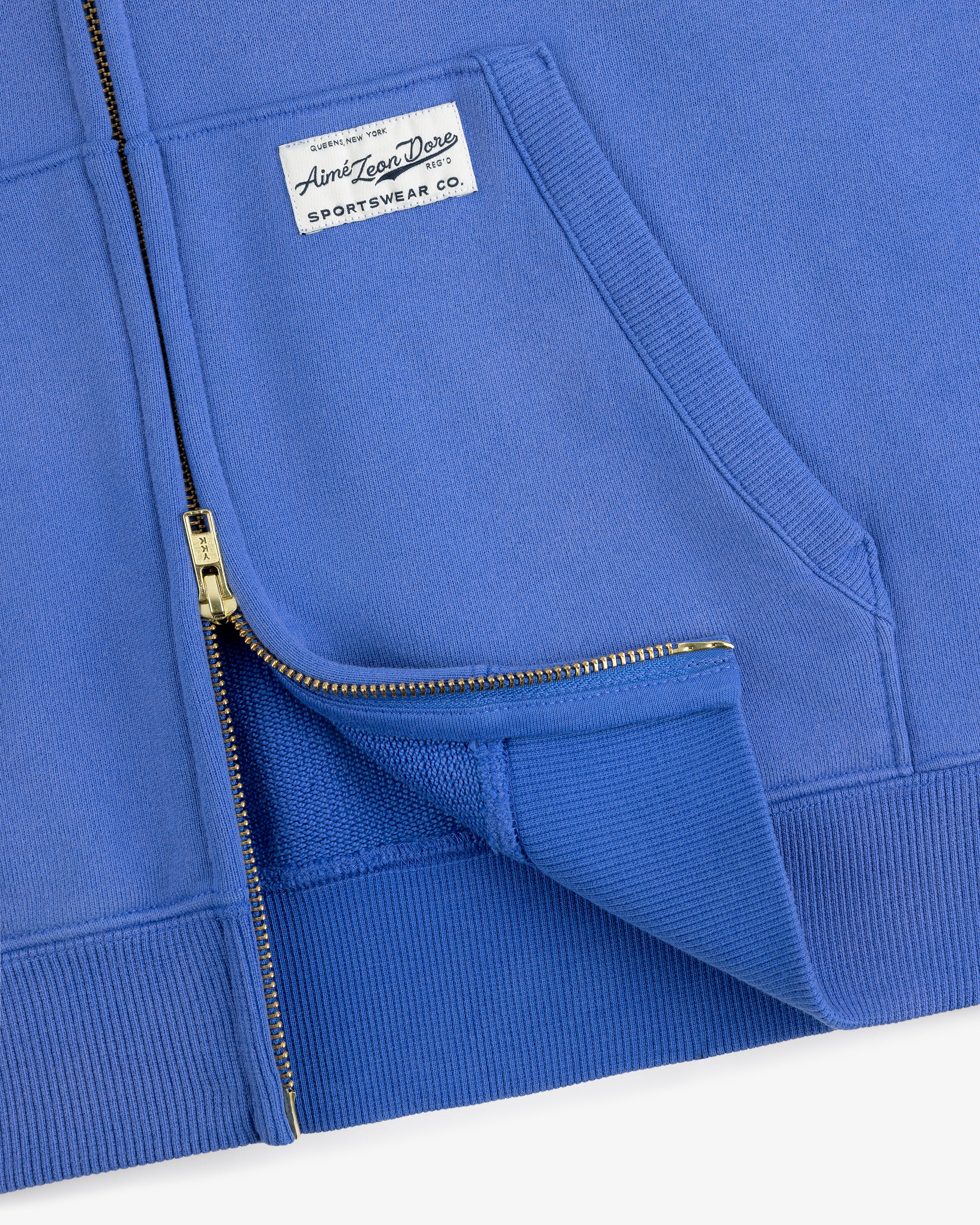 Sun Faded Full-Zip Hoodie – Aimé Leon Dore