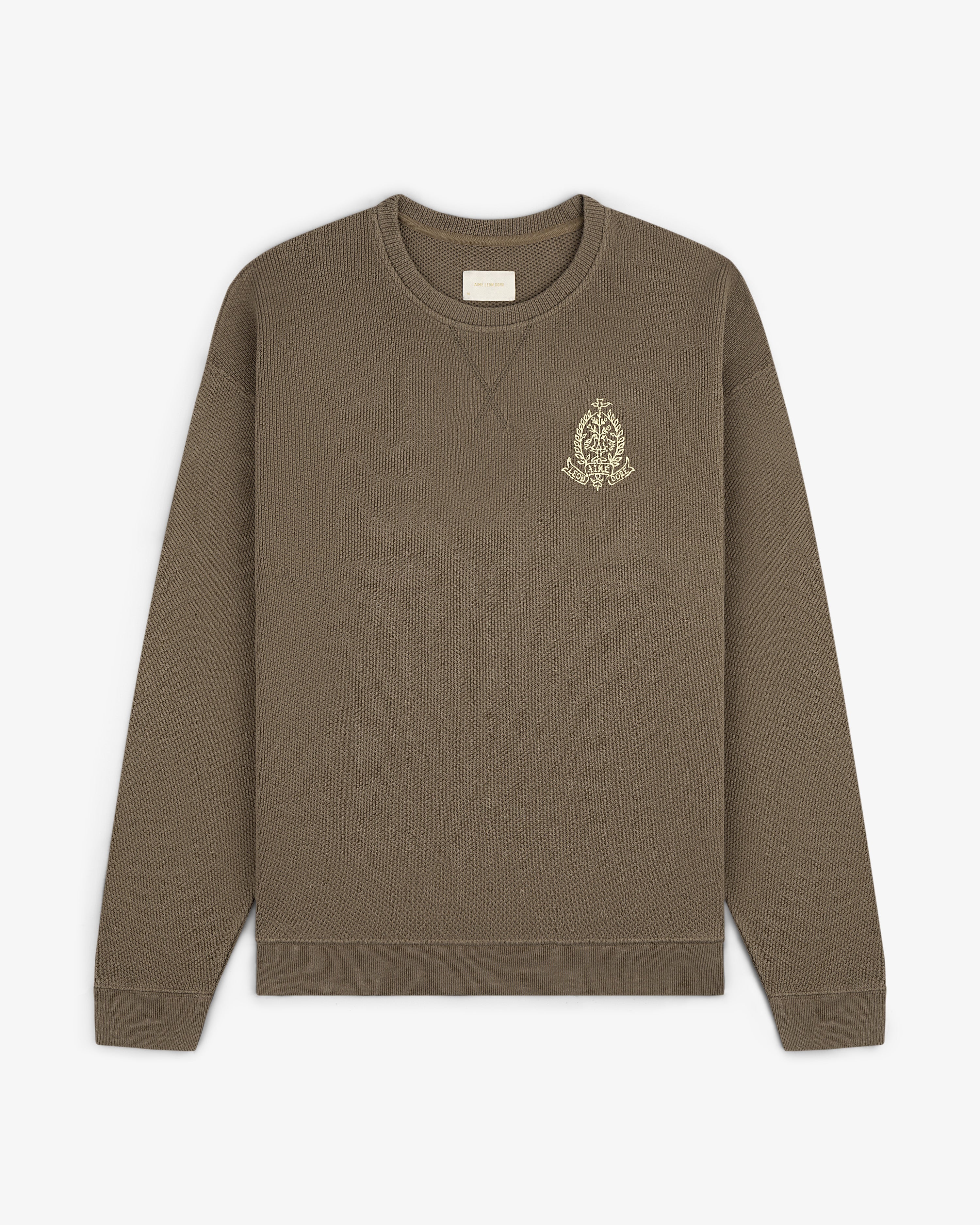 Saint George Piqué Crewneck Sweatshirt – Aimé Leon Dore