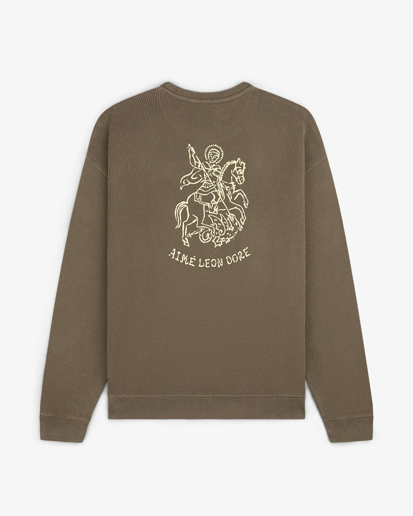 AIME LEON DOREAlpacaFleeceShirt Sサイズ Saint George Piqué Crewneck Sweatshirt – Aimé Leon Dore