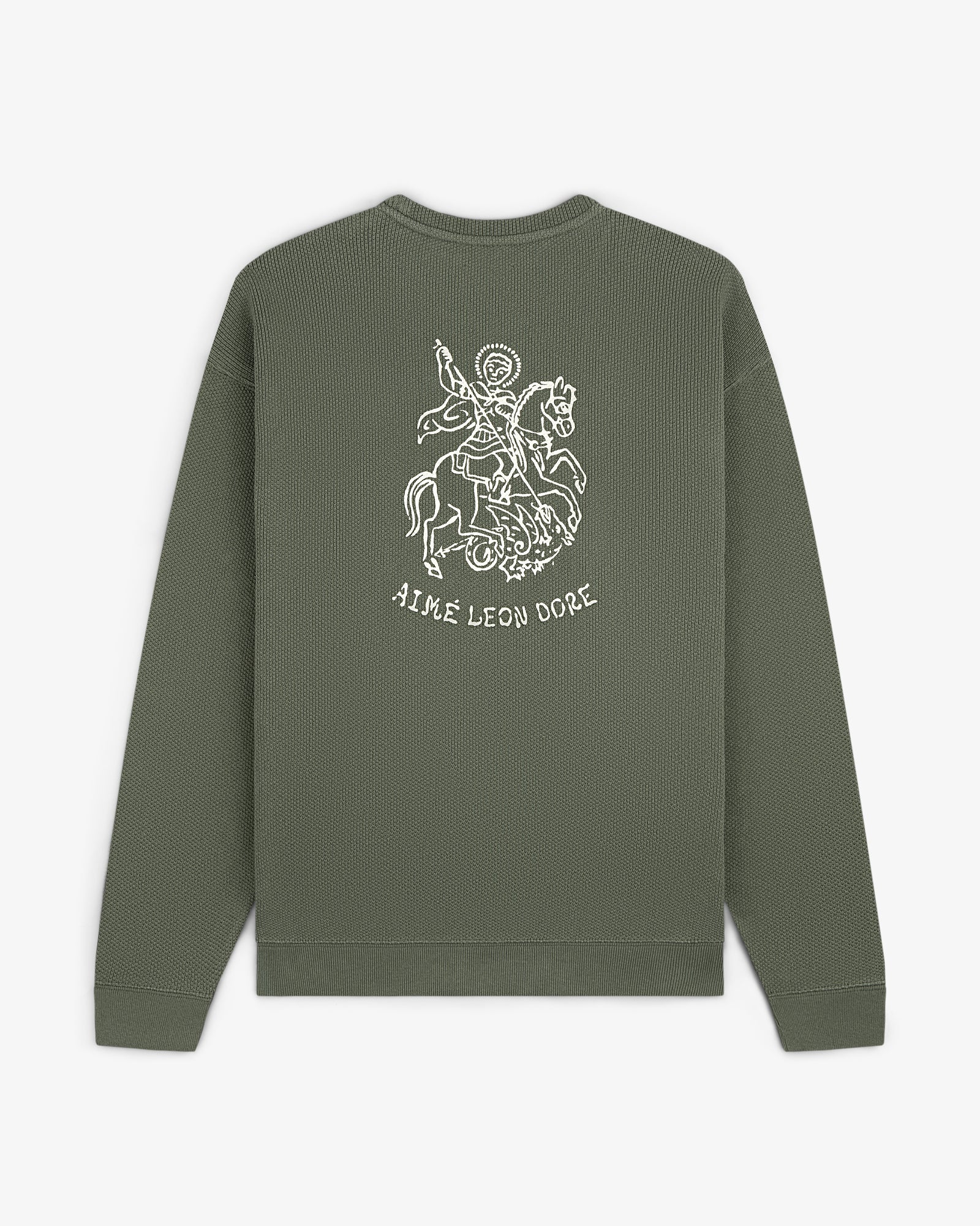 Saint George Piqué Crewneck Sweatshirt – Aimé Leon Dore