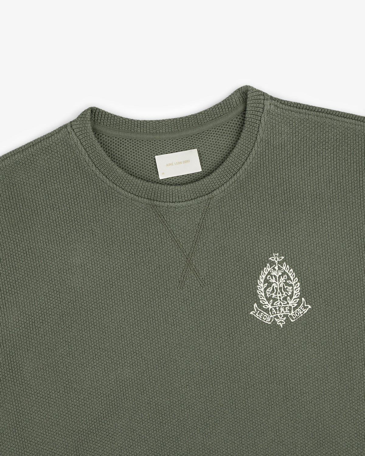 aime leon dore セーター Saint George Piqué Crewneck Sweatshirt – Aimé Leon Dore