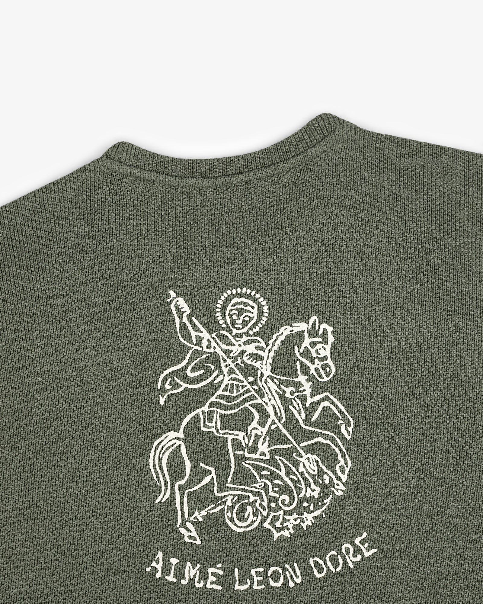 Saint George Piqué Crewneck Sweatshirt – Aimé Leon Dore