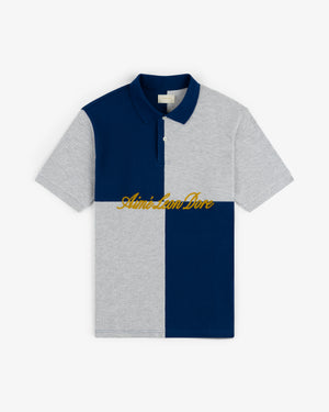 Color Blocked Pique Polo
