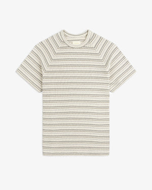 Jacquard Striped Tee