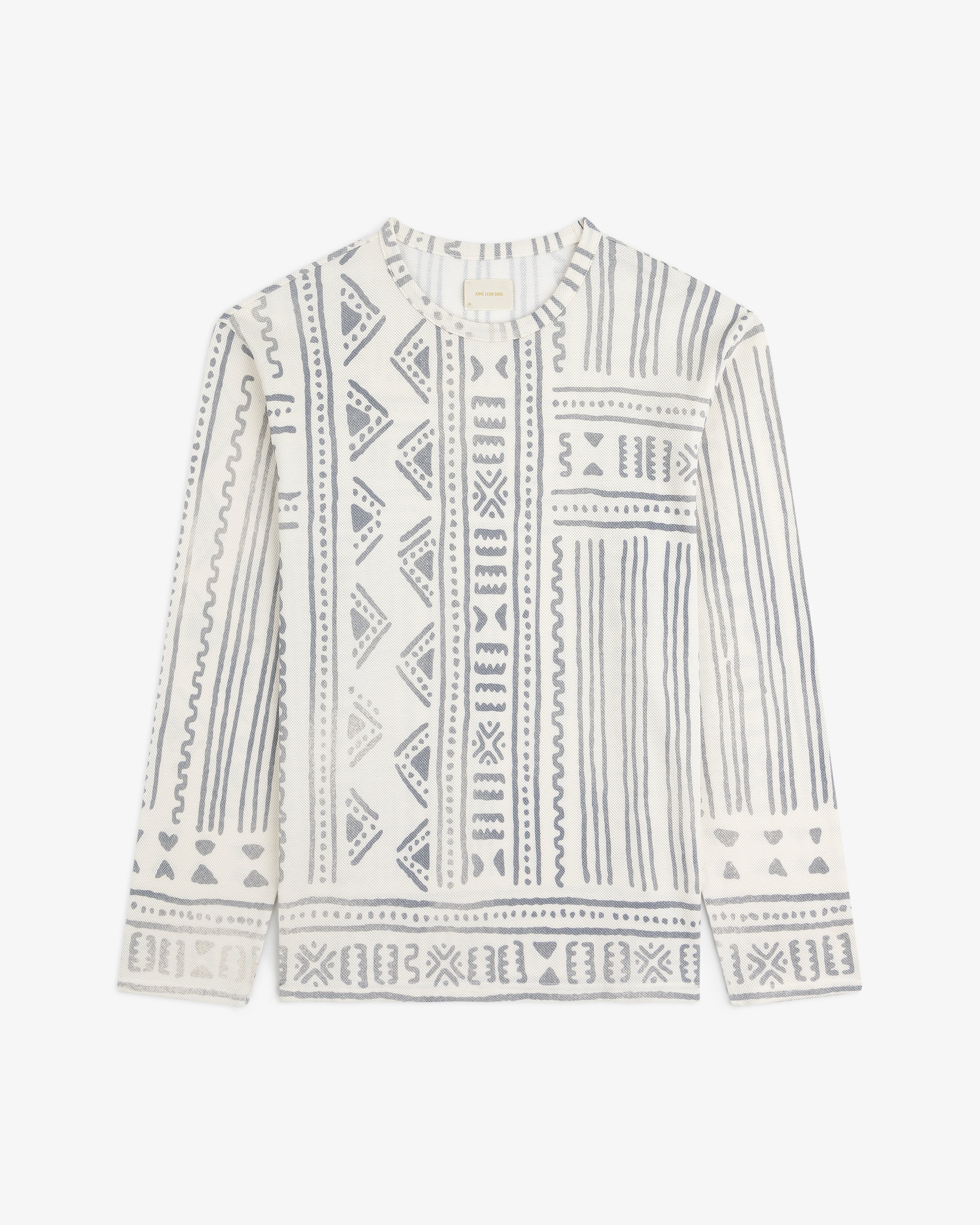 Long-Sleeve Mesh Tapestry Tee – Aimé Leon Dore