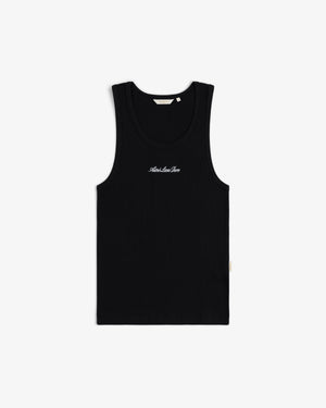 Embroidered   Logo  Tank  Top