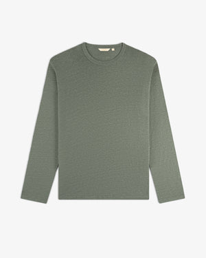 Long-Sleeve Linen Tee