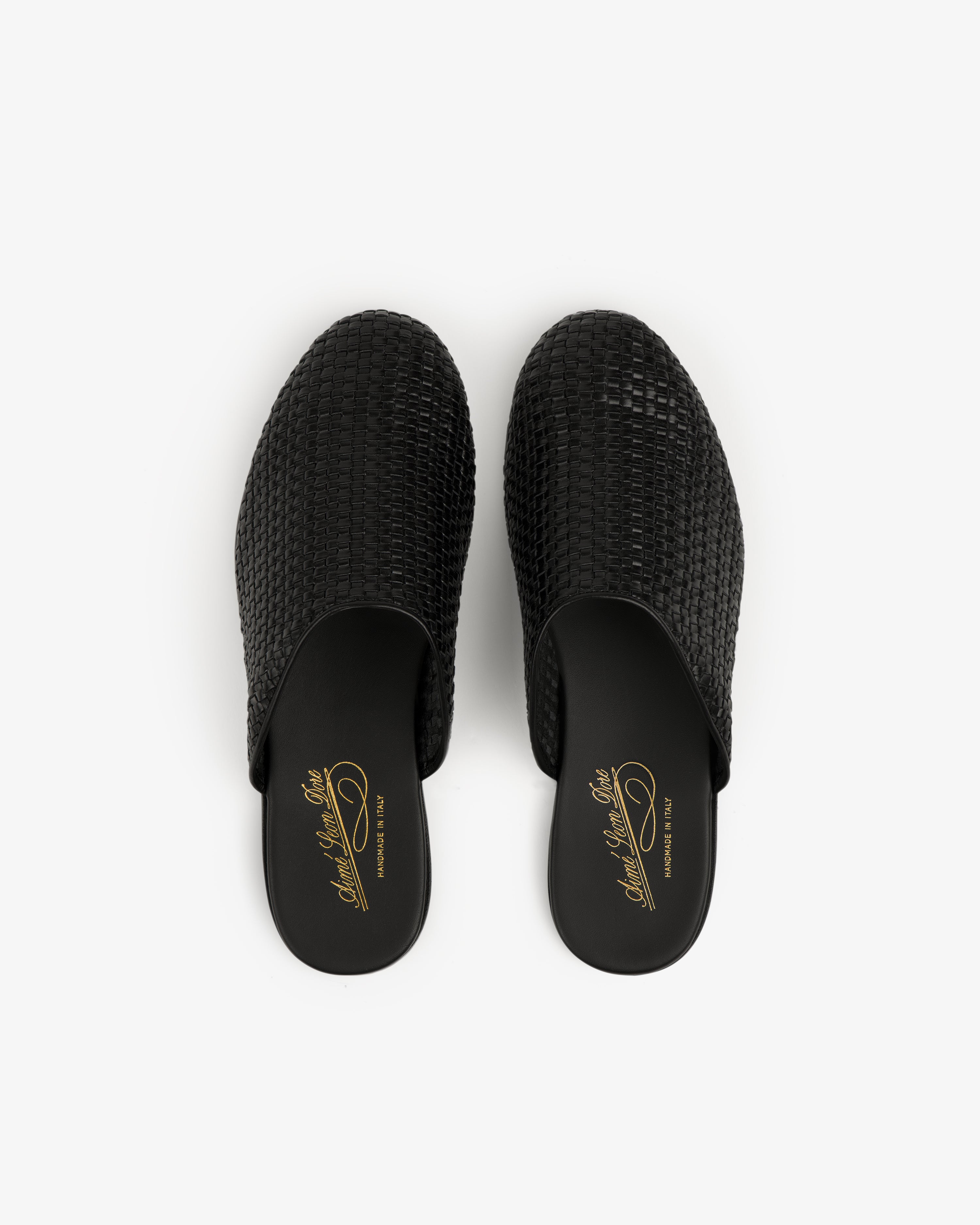 Leather Raffia Mule – Aimé Leon Dore