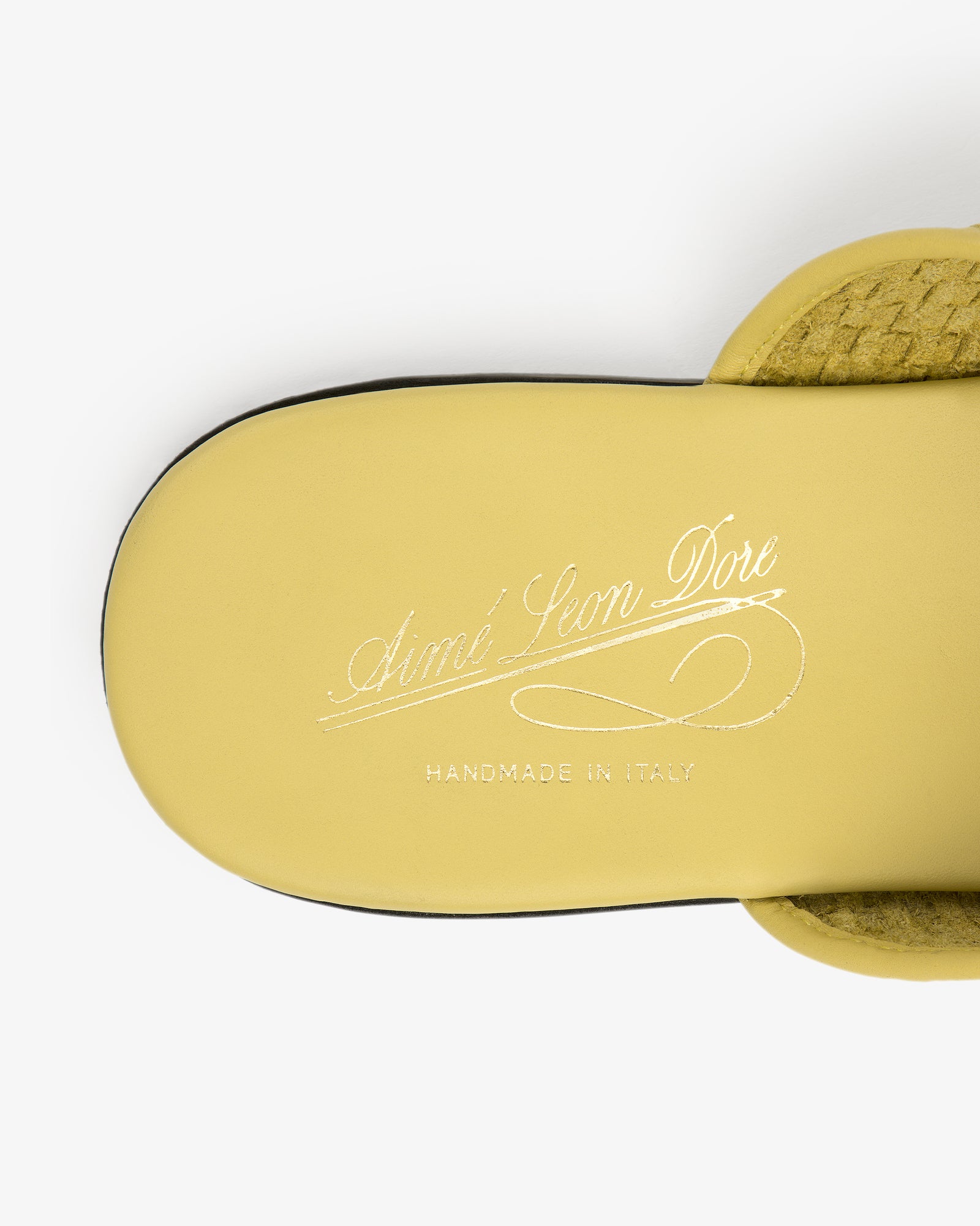 Leather Raffia Mule – Aimé Leon Dore