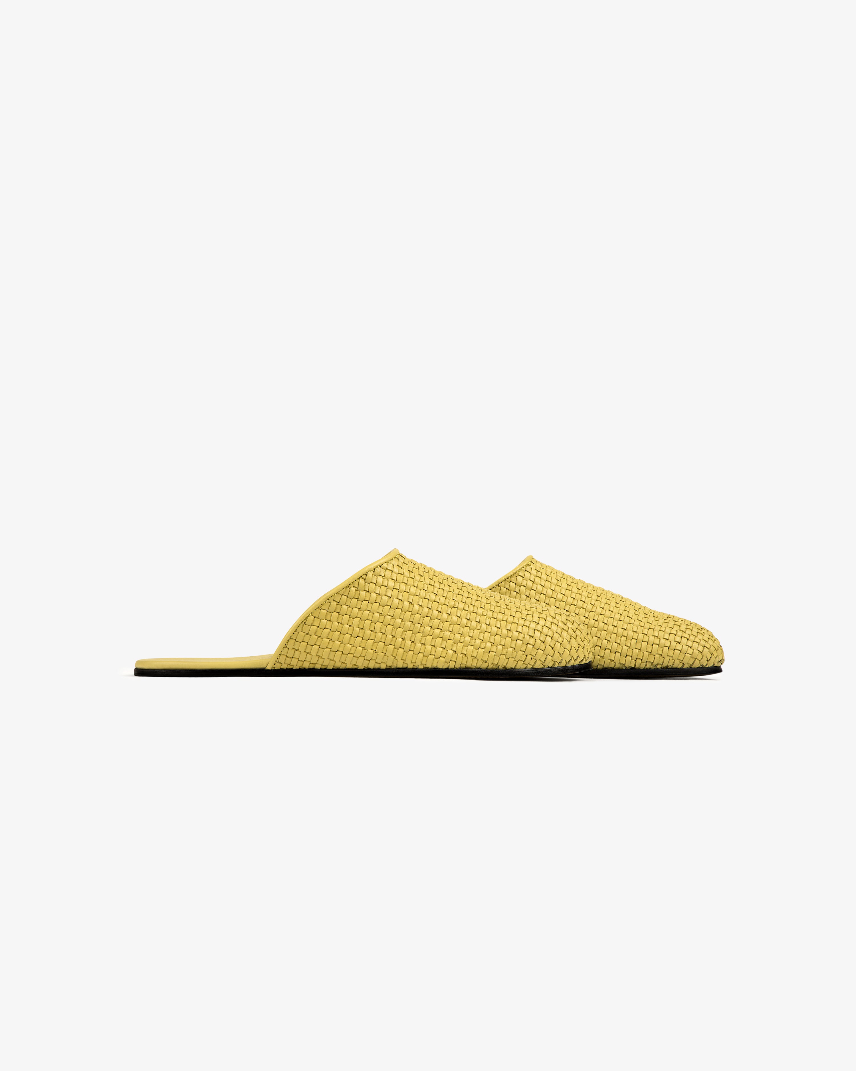 Leather Raffia Mule – Aimé Leon Dore