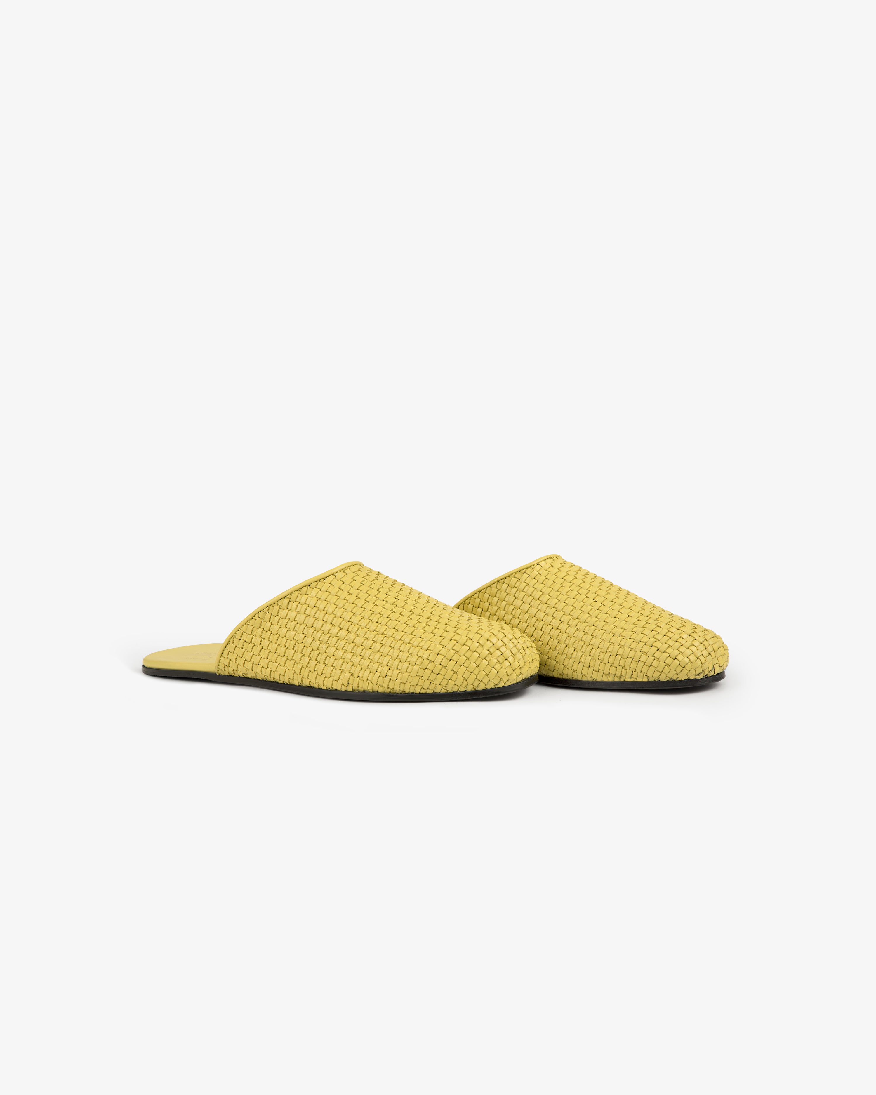 Leather Raffia Mule – Aimé Leon Dore
