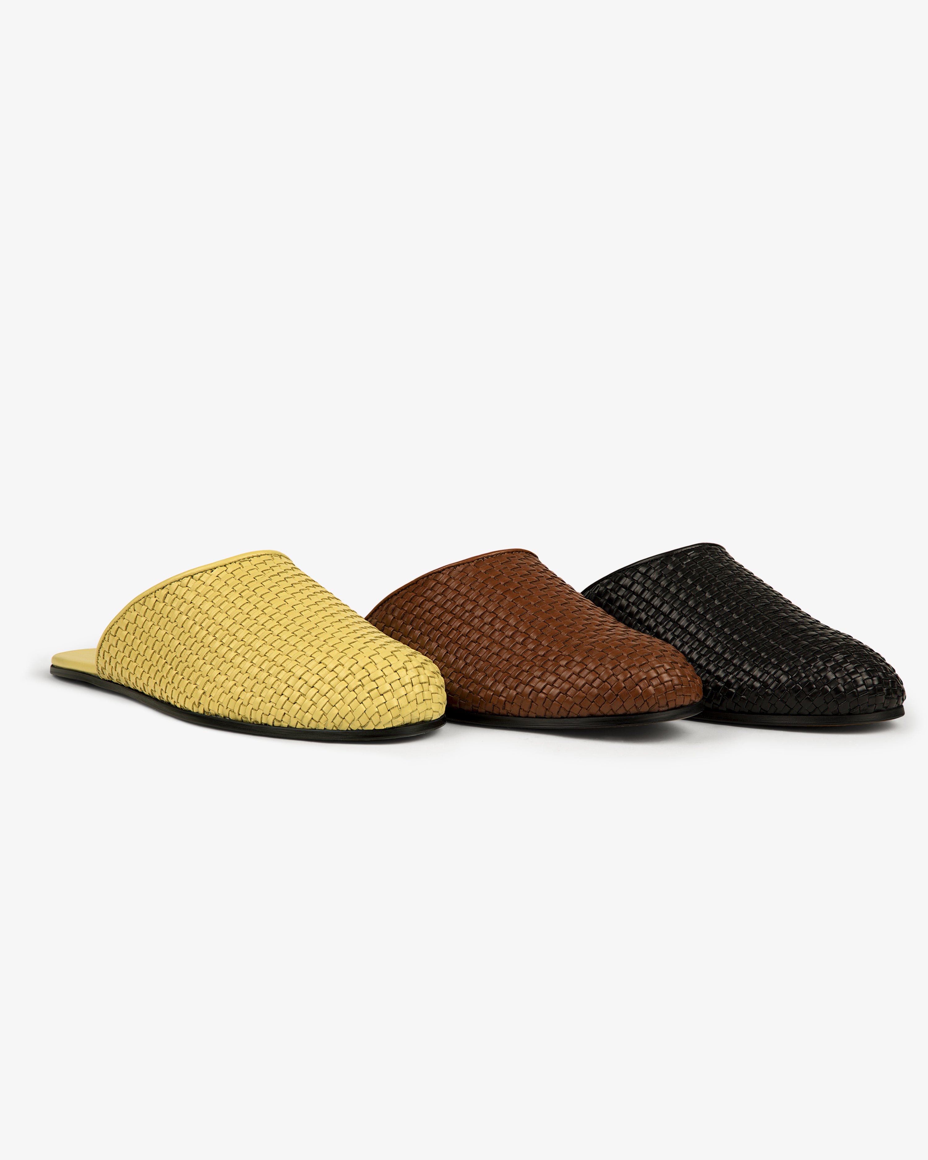 Leather Raffia Mule – Aimé Leon Dore