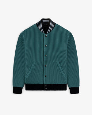 Reversible Knit Bomber Jacket