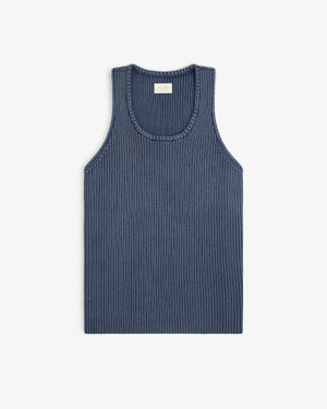 Stone Washed Knit Tank Top