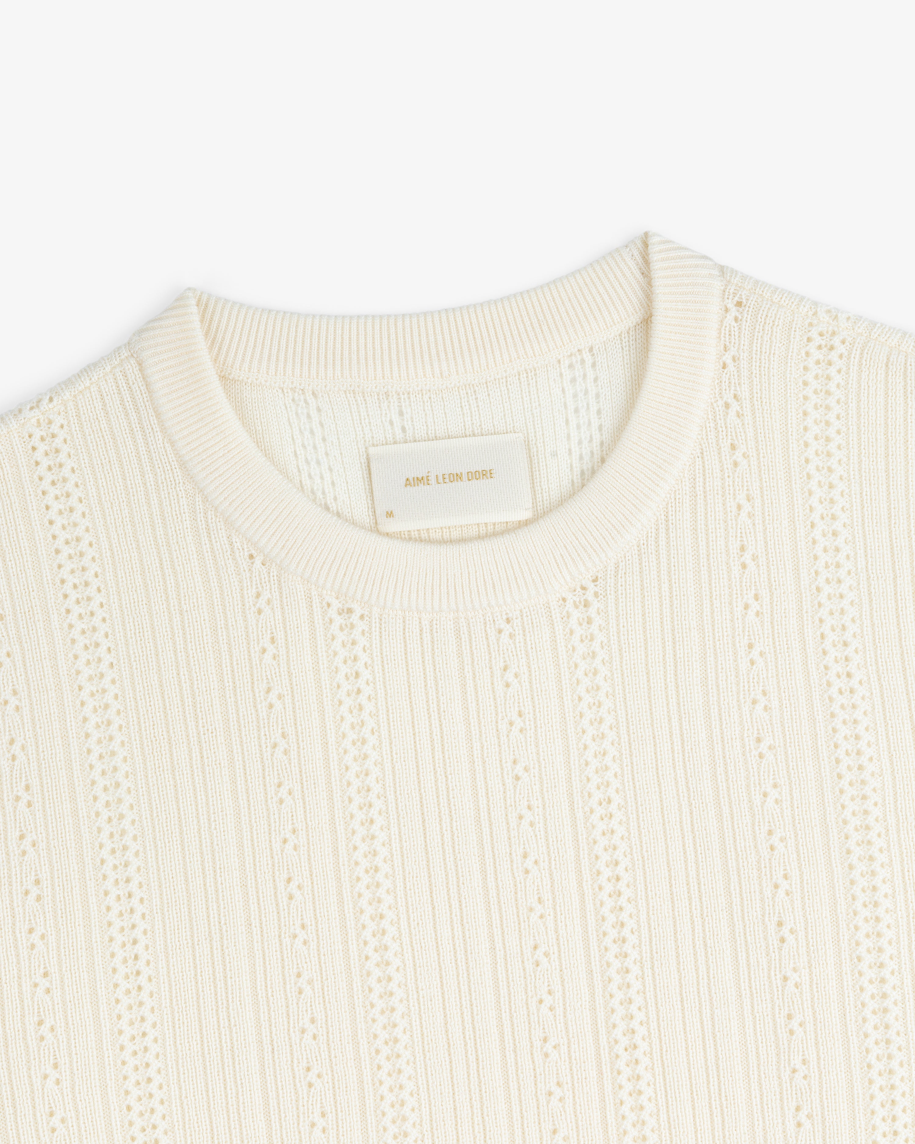 Merino Wool Eyelet Tee – Aimé Leon Dore