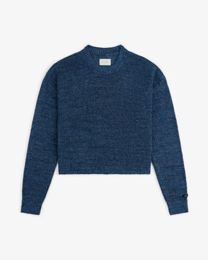 Linen Knit Crewneck Sweater