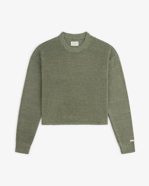 Linen Knit Crewneck Sweater