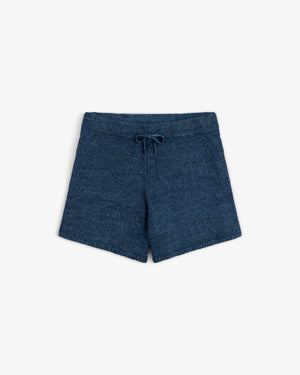 Linen Knit Drawstring Short