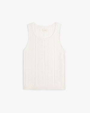 Pointelle Tank Top