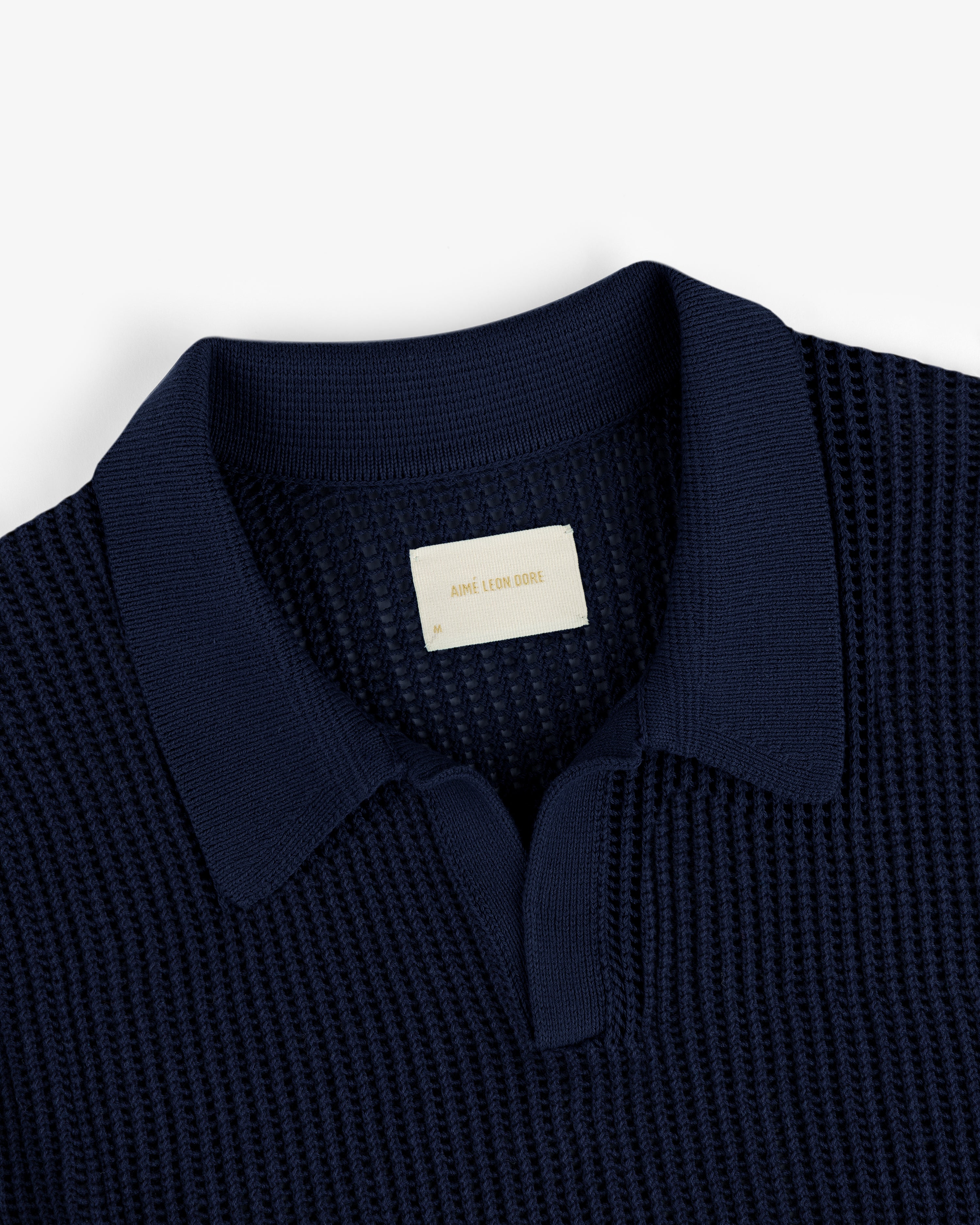 Mesh Knit Polo – Aimé Leon Dore
