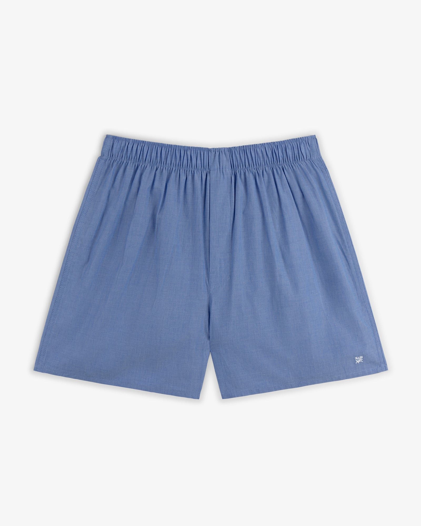 Light blue Boxer Short 2-Pack for men with elastic waist, shown flat on a white background.