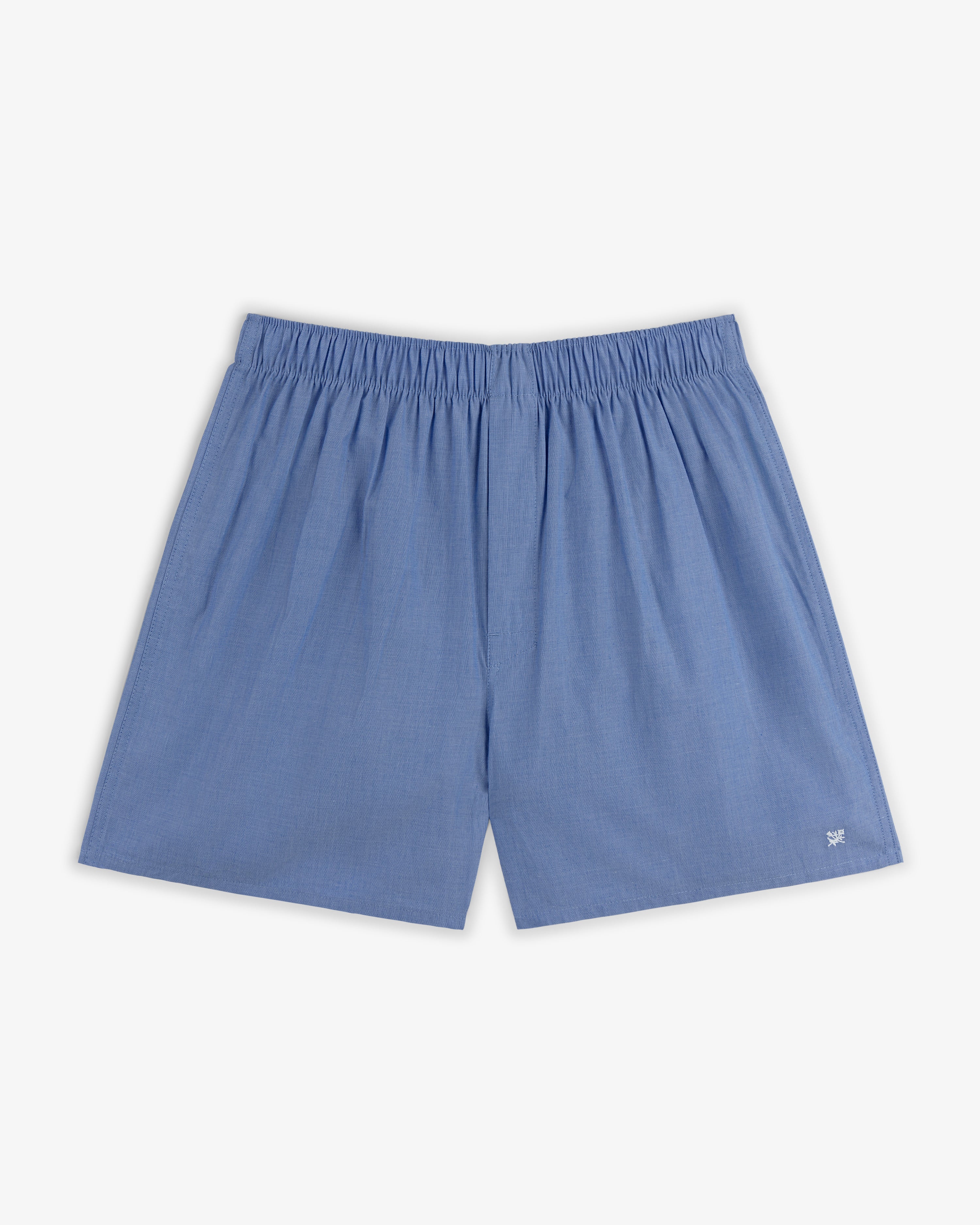 Light blue Boxer Short 2-Pack for men with elastic waist, shown flat on a white background.