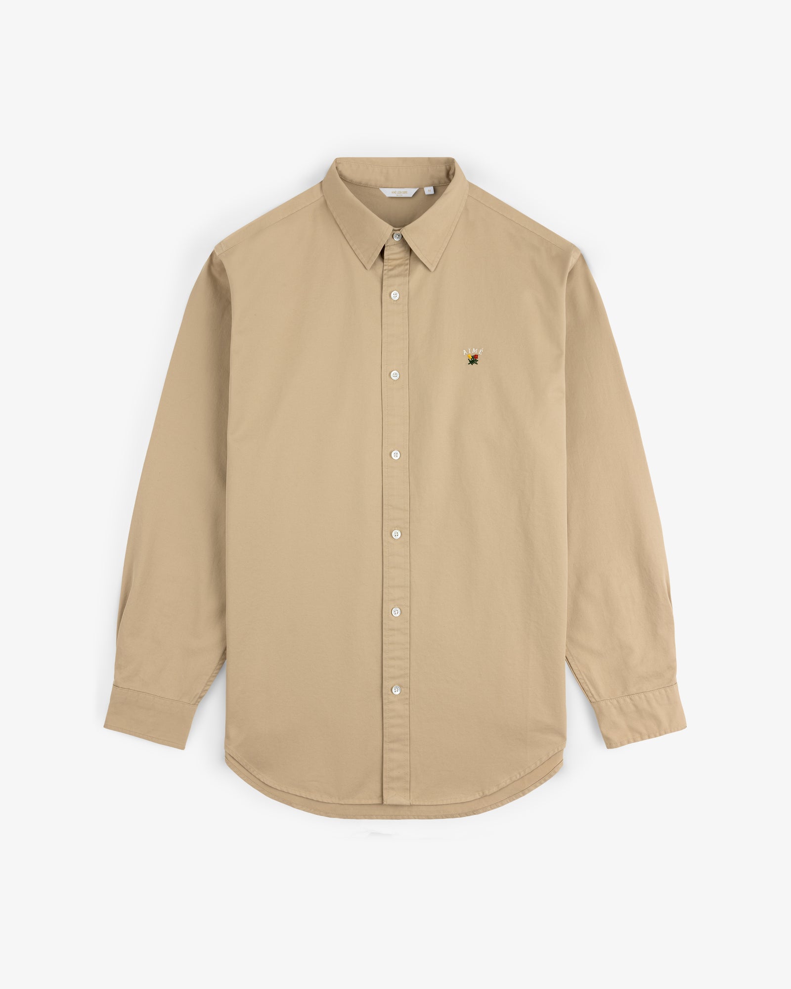 Aime Leon Dore エメレオン　ベージュストライプ長袖シャツ Leon Overshirt – Aimé Leon Dore