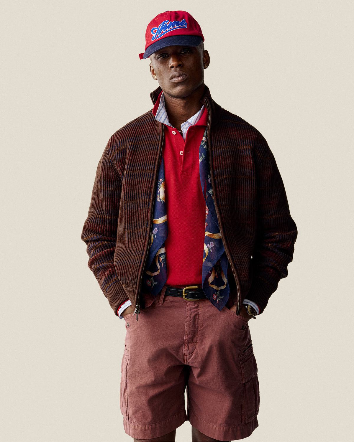 Multi Color Knit Track Sweater – Aimé Leon Dore