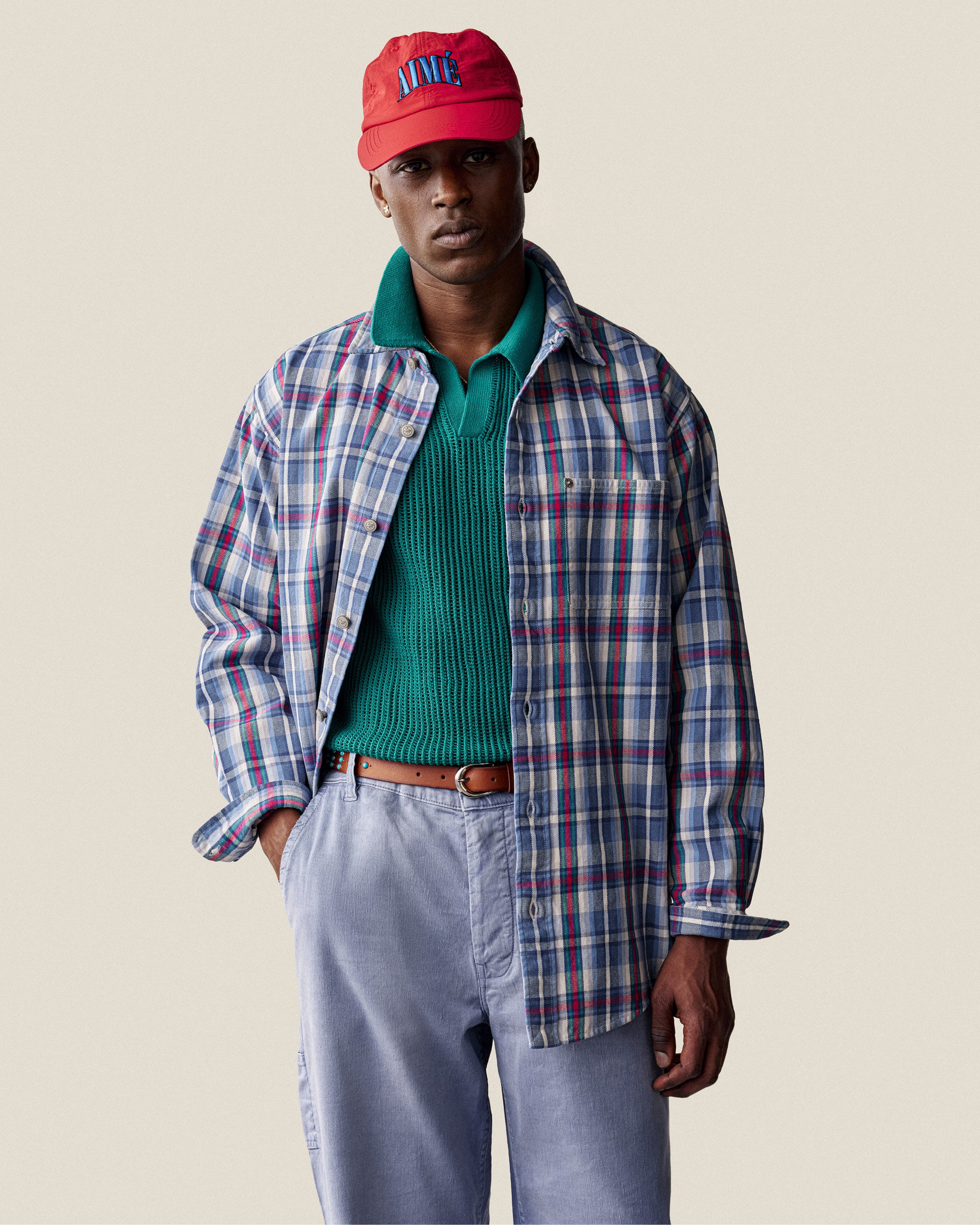 Plaid Work Shirt Aim Leon Dore Plaid Work Shirt Aim Leon Dore