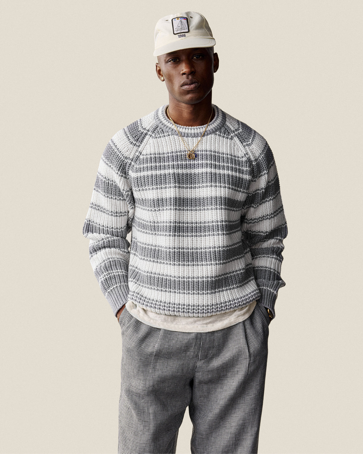 Striped Crewneck Sweater – Aimé Leon Dore