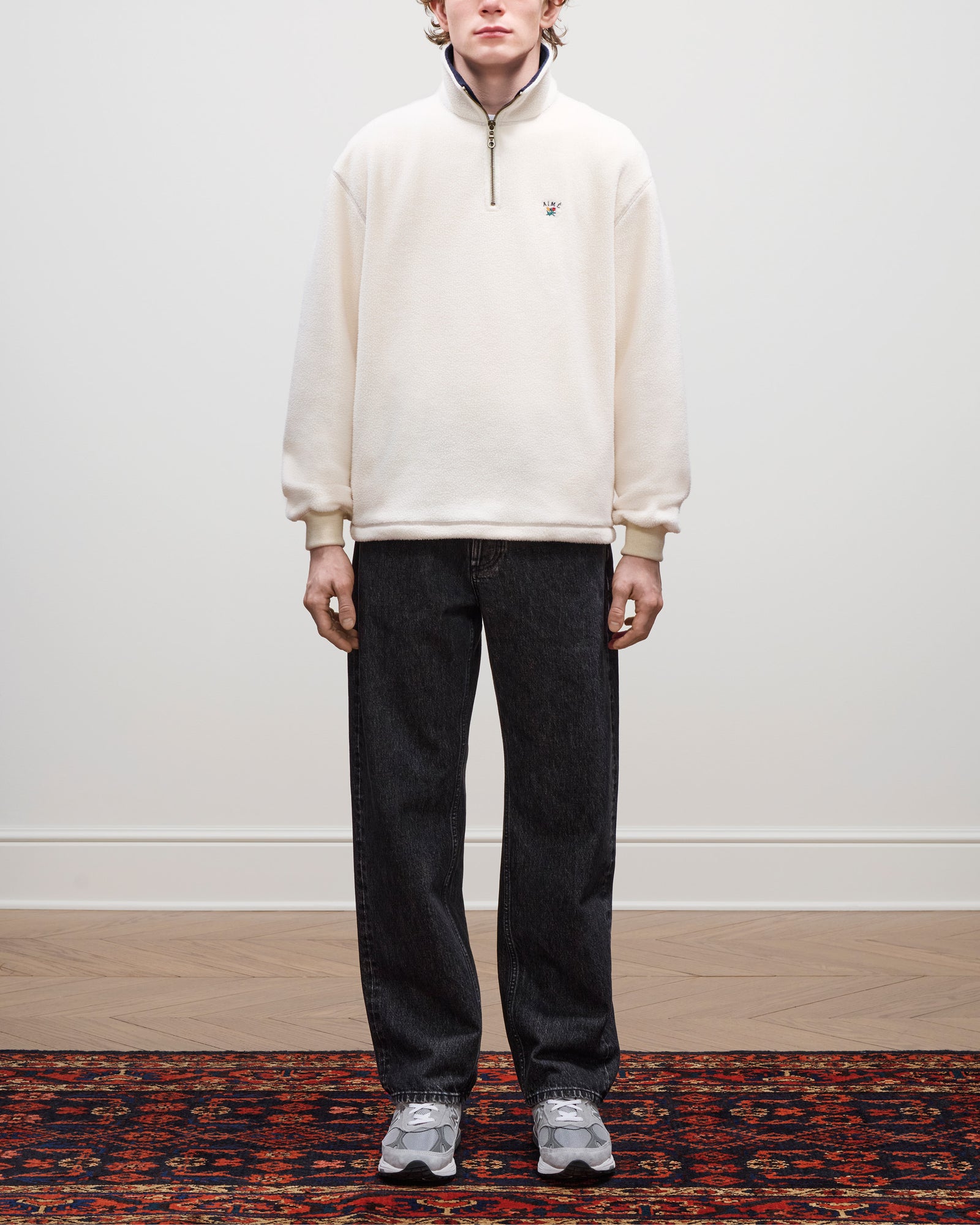 Crest Quarter-Zip Fleece Pullover – Aimé Leon Dore