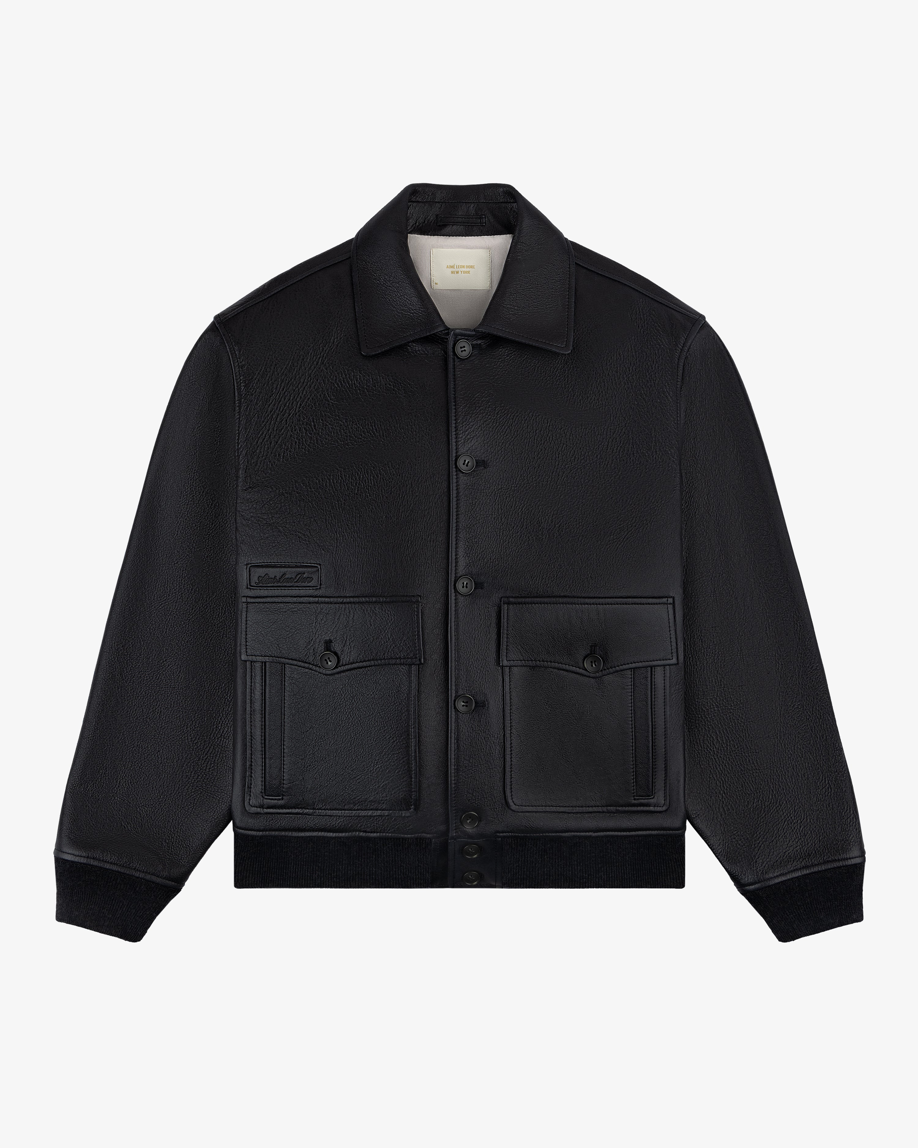 Leather Flight Jacket