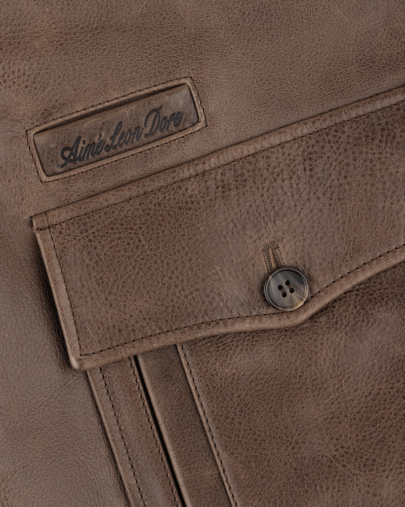 Leather Flight Jacket