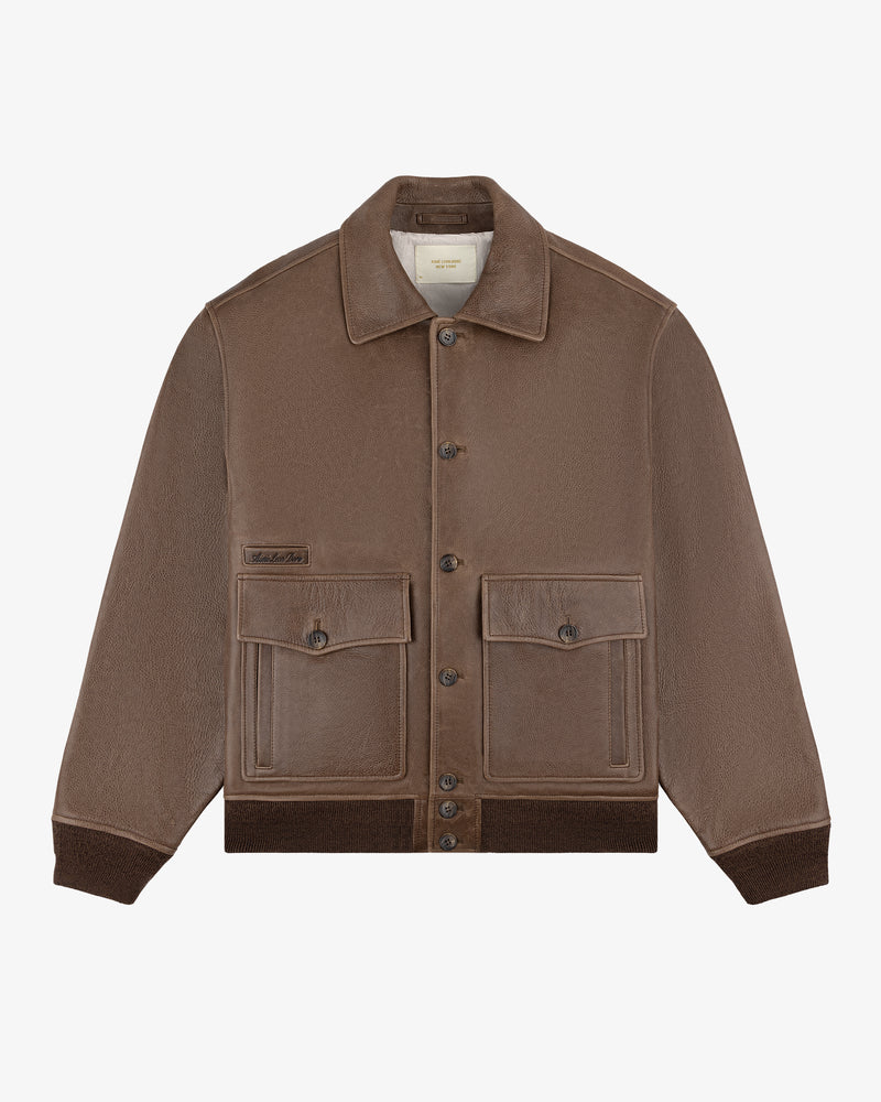 Leather Flight Jacket