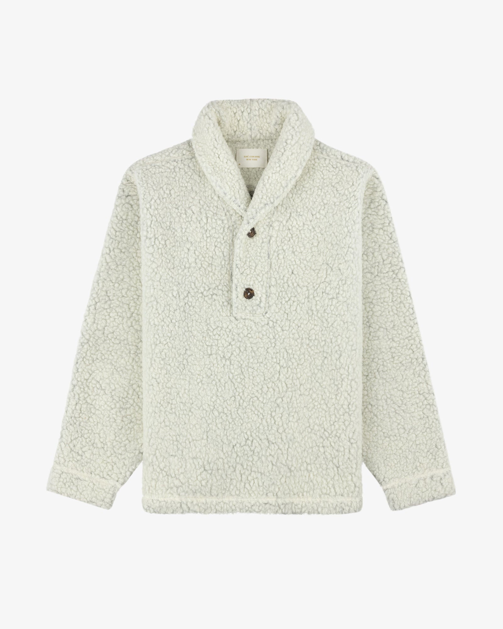 Shawl Collar Fleece Pullover