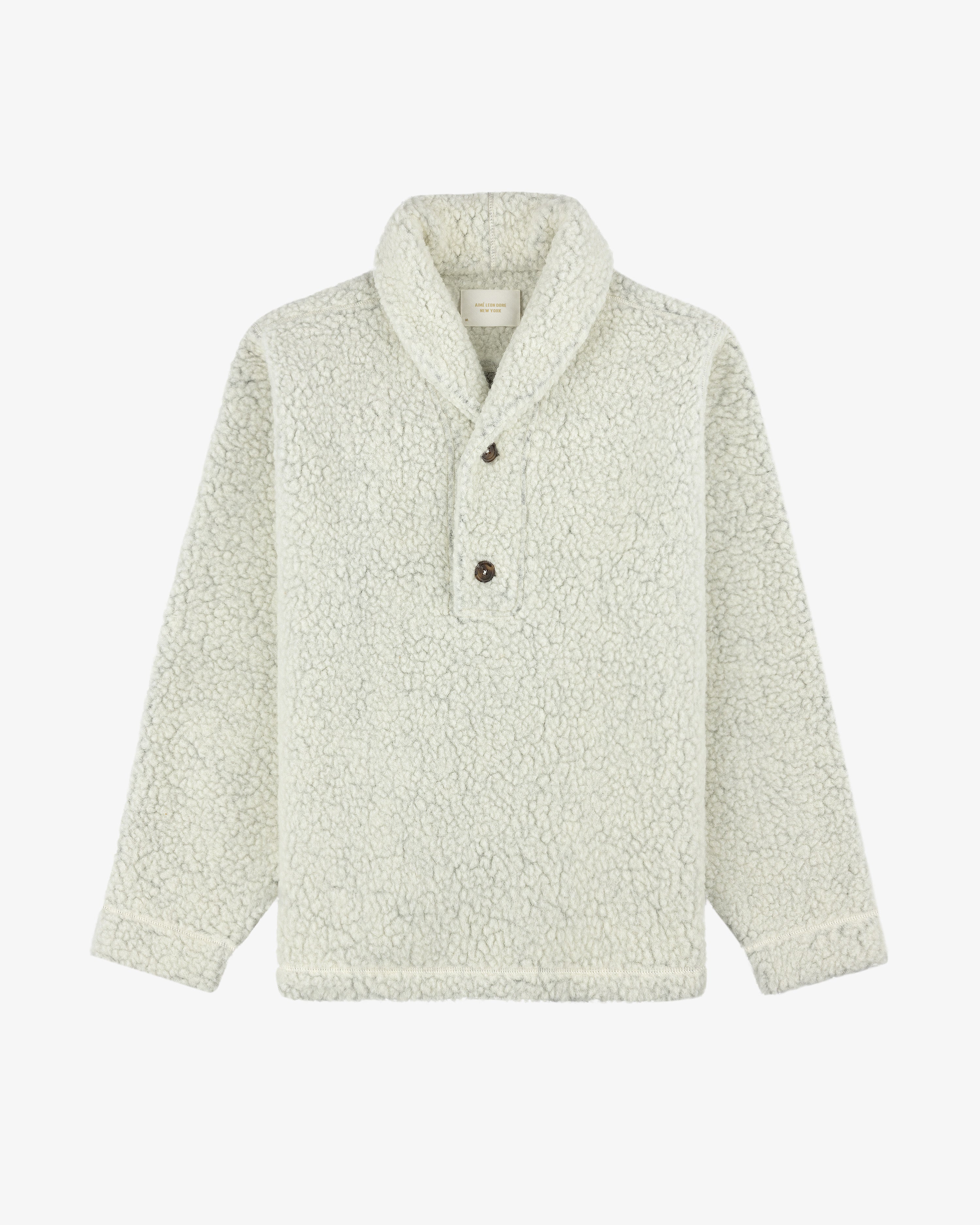 Shawl Collar Fleece Pullover