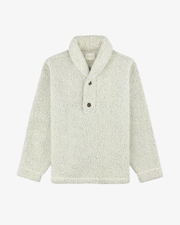 Shawl Collar Fleece Pullover