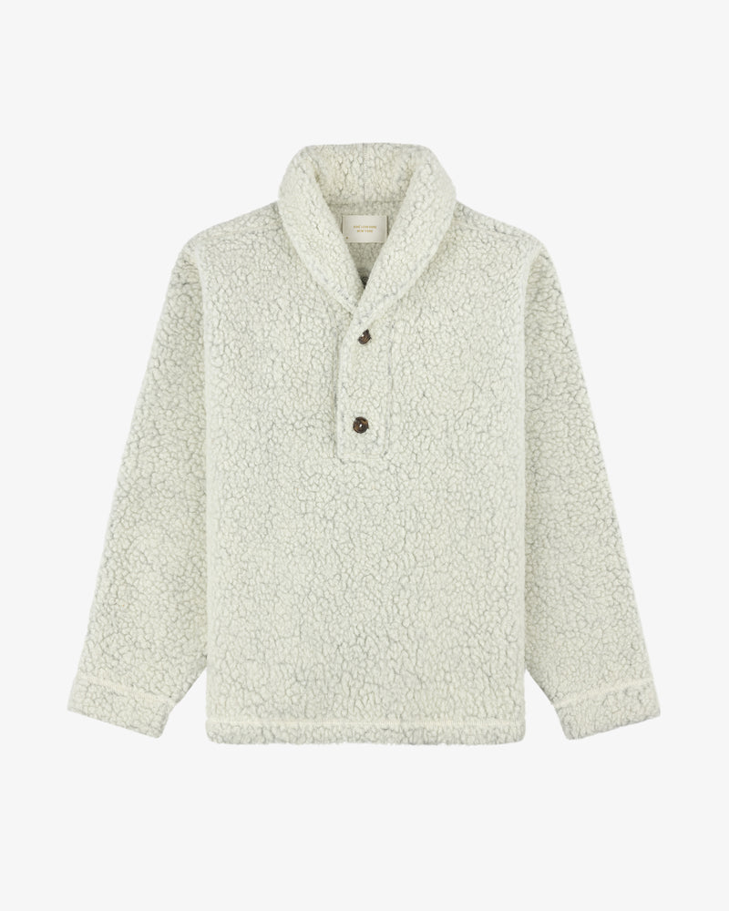 Shawl Collar Fleece Pullover