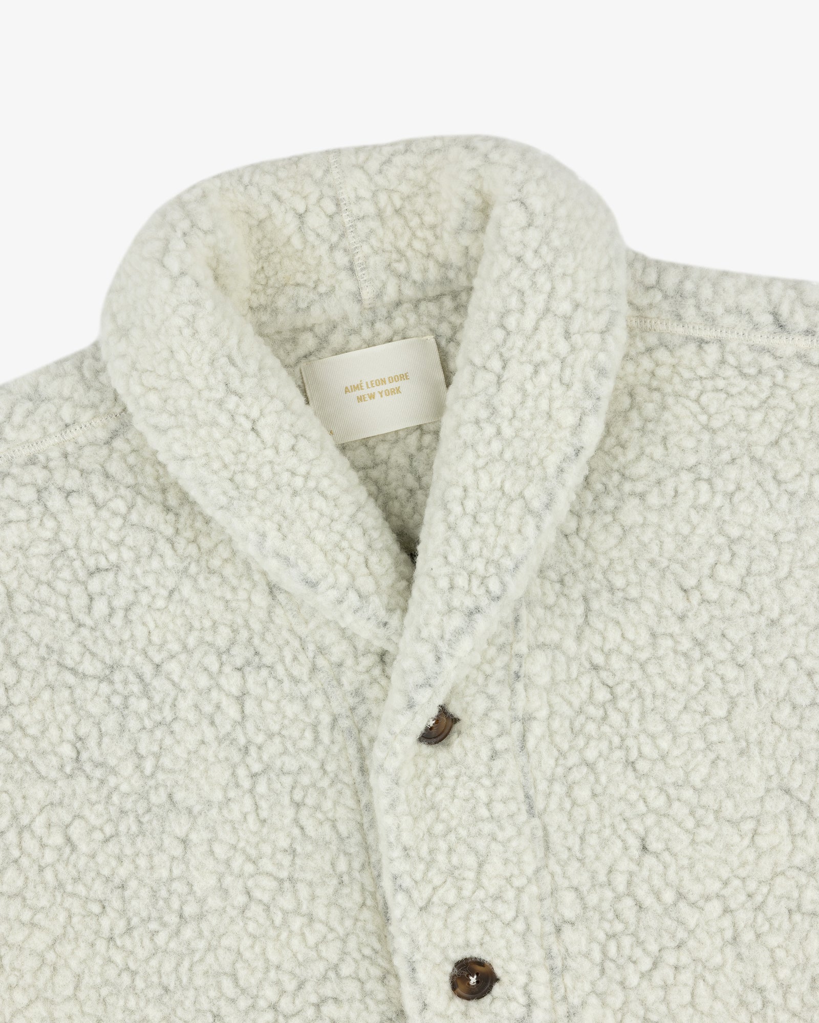 Shawl Collar Fleece Pullover