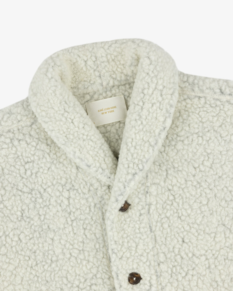 Shawl Collar Fleece Pullover