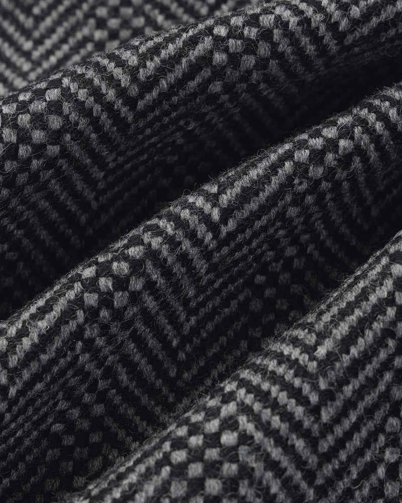 Wool Herringbone Overcoat