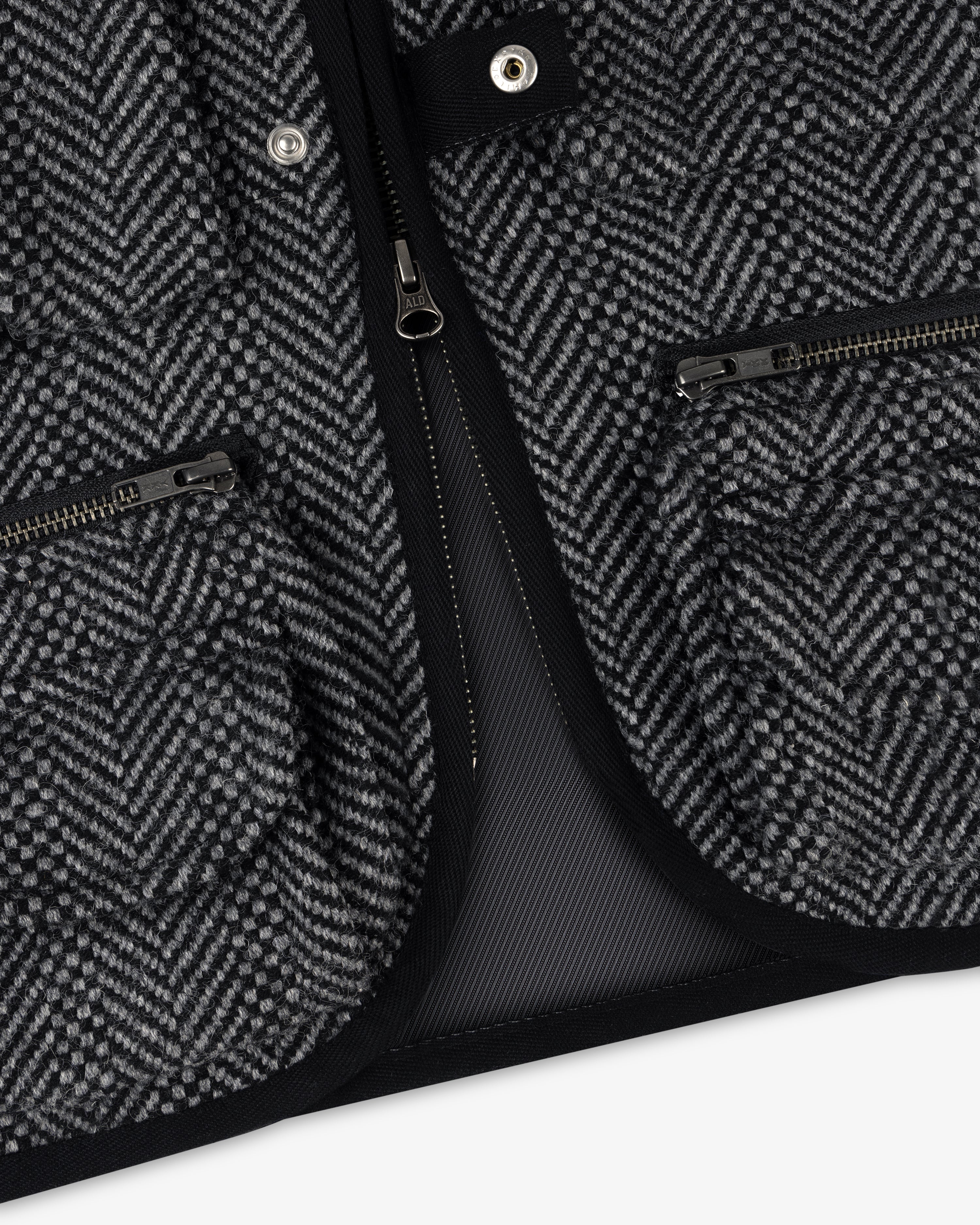 Wool Herringbone Fishing Vest