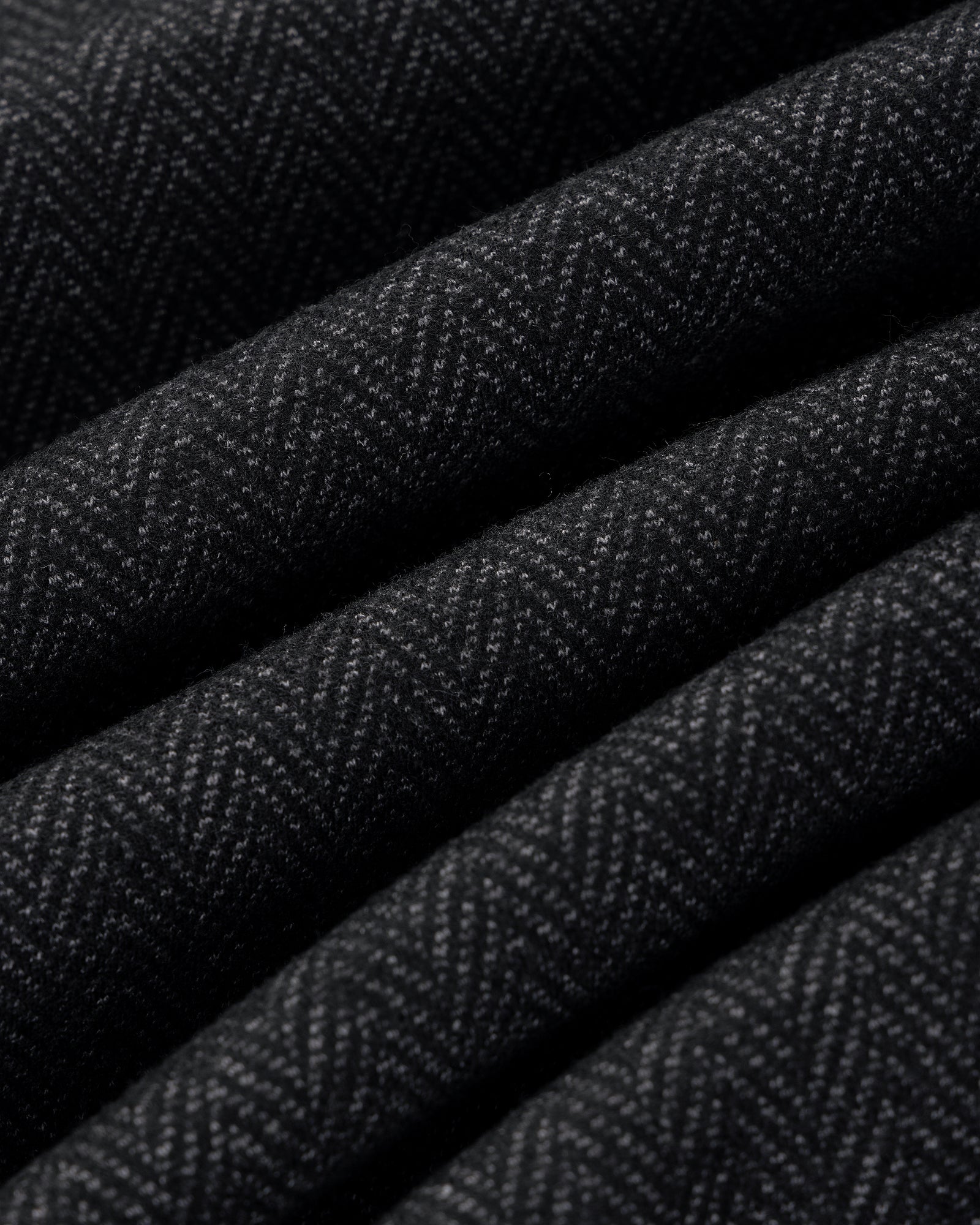 Wool Herringbone Track Jacket