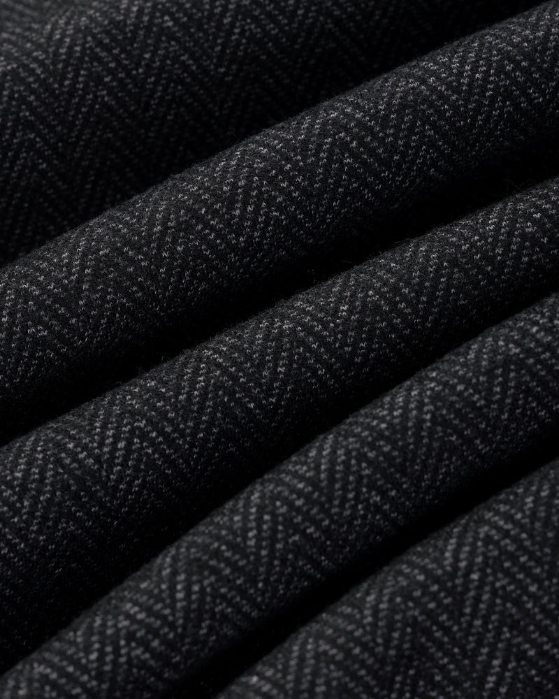 Wool Herringbone Track Jacket