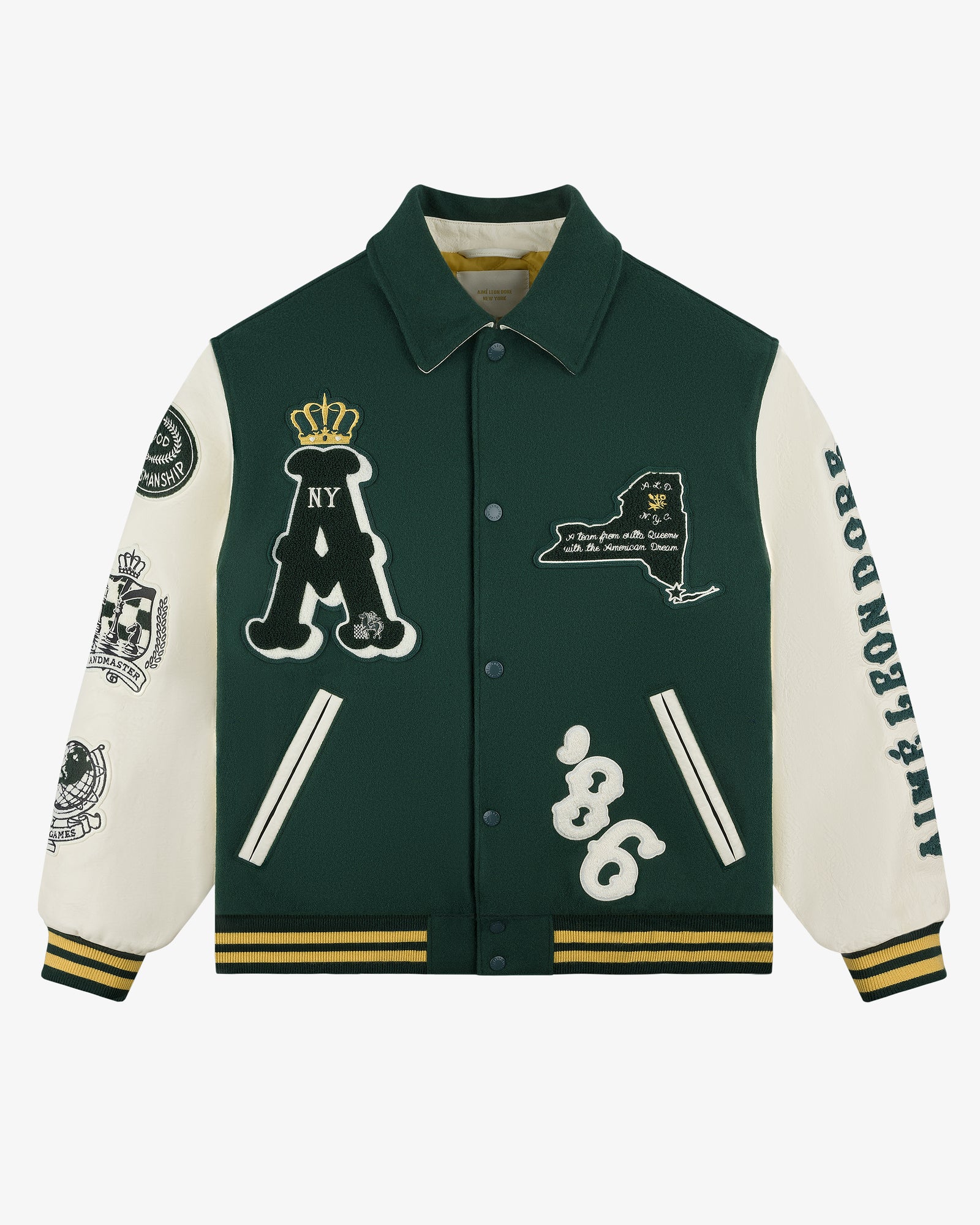 Triboro Chess Club Varsity Jacket – Aimé Leon Dore