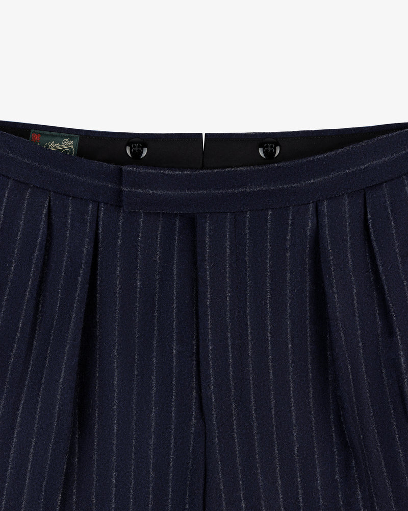 Pinstripe Wool Suit Trouser