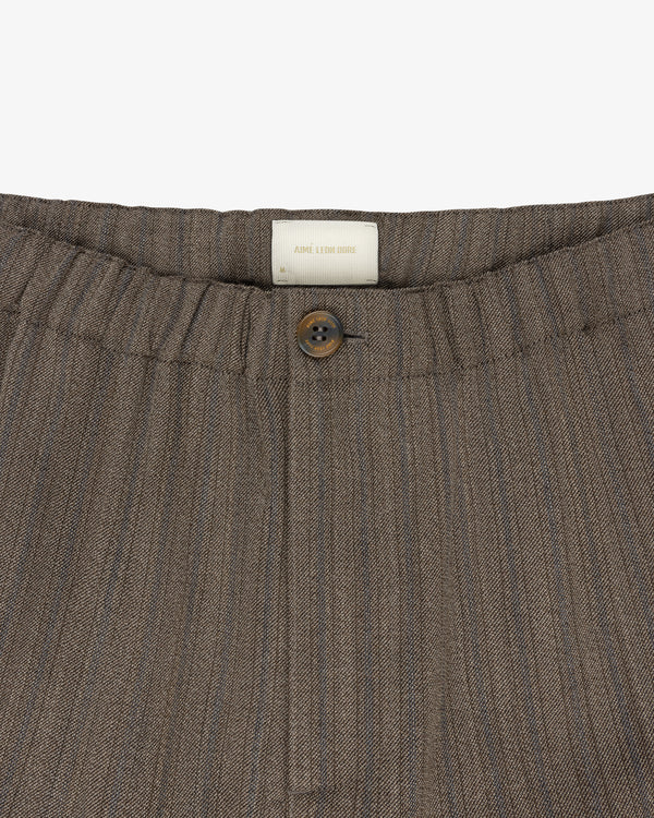Wool Elasticated Waist Trouser