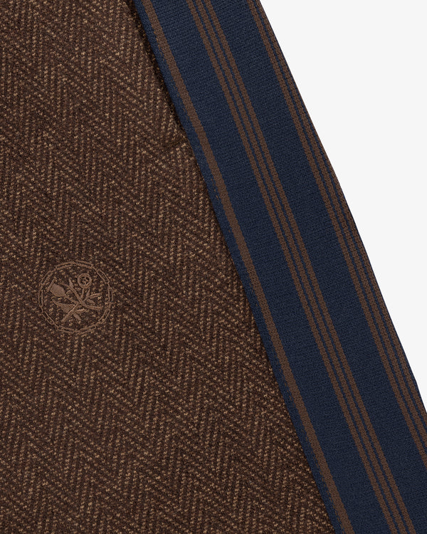 Wool Herringbone Track Pant