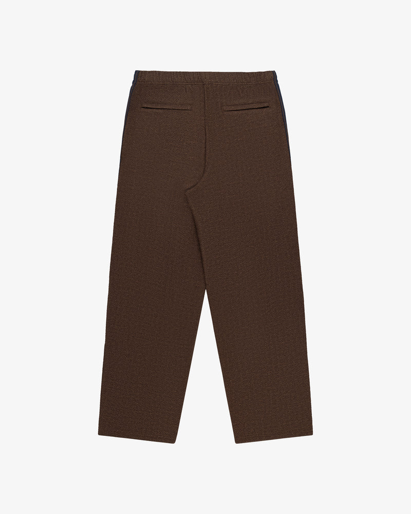 Wool Herringbone Track Pant